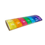 Anabox, Weekbak 1x7 regenboog met vakjes, 1 st