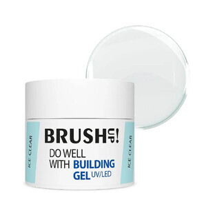 BrushUp! Do Well with Building Gel Nail Builder Ice Clear, 12 g
