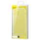 Baseus Frosted Glass Case iPhone 13 Pro stevig hoesje met gel frame transparant (ARWS000702)