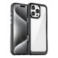Custodia Outer Space con cornice in gel per iPhone 16 Pro - nero