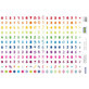 Stickers Numbers (240 stickers)