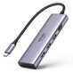 Ugreen 6-in-1 multifunctional USB Type C HUB - 3x USB 3.2 Gen 1 / HDMI 4K 60Hz / SD and TF card reader grey (60383 CM511)