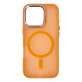 Magnetic Collection MagSafe case for iPhone 16 Pro Max - orange
