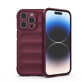 Custodia Magic Shield per iPhone 14 Pro Custodia blindata flessibile bordeaux