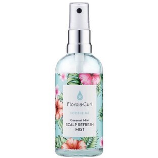 Flora amp; Curl Kokosnoot Mint Scalp Refresh Mist, 100 ml
