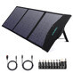 Choetech SC008 opvouwbare oplader op zonne-energie 120W DC / USB-C / 2x USB-A - zwart