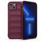 Magic Shield Case case for iPhone 14 Plus flexible armored case burgundy
