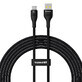 Baseus Flash 2 USB-A / USB-C 100W cablu 2 m - negru