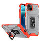 Crystal Ring Case coque hybride blindée + support magnétique iPhone 13 mini rouge