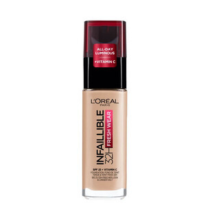 L'Oreal Paris Infallible 32H Fondotinta a lunga tenuta 110 Rose Vanilla, 30ml