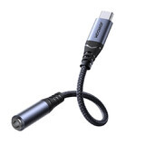 Joyroom SY-C01 USB-C to 3.5 mm mini jack DAC adapter - black