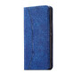 Magnet Fancy Fall für Samsung Galaxy S22 + (S22 Plus) Karte Brieftasche Fall Karte Stand blau