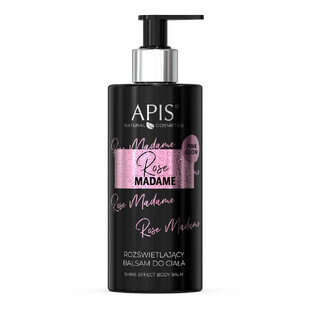 Lait corporel illuminant Apis Rose Madame, 300ml