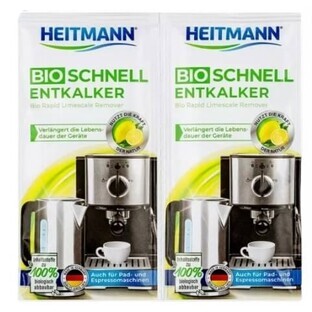 Heitmann, Disincrostante per macchine da caffè espresso, bollitori, 2 x 25 g