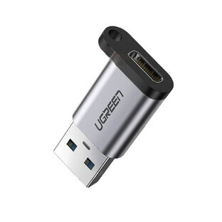 Adaptador USB C (hembra) - USB (macho) Ugreen US276 USB 5Gb/s - gris