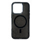 Glitter MagSafe hoesje voor iPhone 16 Pro Max - zwart met glitter