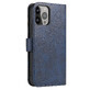 Portemonneehoesje met klep voor iPhone 15 Pro Max Magnet Case - blauw