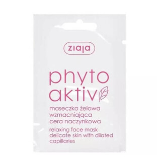 Ziaja Phytoactiv, Strengthening gel mask, vascular skin, 7ml