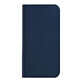 Etui pour iPhone 15 Plus flip cover et portefeuille Dux Ducis Skin Pro - bleu