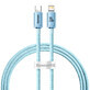 Baseus Kabel CAJY001303 Lightning - USB-C PD 20W 480Mbps 1.2m - blau