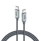 Cavo Choetech XCC-1002-GY USB-C - USB-C PD QC 100W 5A 480Mbps 1,8m - grigio