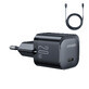 Mini cargador USB C 20W PD con cable USB C - Lightning Joyroom JR-TCF02 - negro