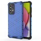 Etui blindé en nid d'abeille avec cadre en gel Samsung Galaxy A33 5G bleu
