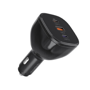 Choetech TC0024 Autoladegerät 160W 2x USB-C PD 3.1 1x USB-A - schwarz