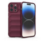 Magic Shield Case case for iPhone 14 Pro Max flexible armored case burgundy