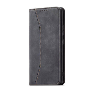 Funda Magnet Fancy Samsung Galaxy S23 Ultra con solapa soporte cartera negro