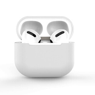 Étui pour AirPods 2 / AirPods 1 étui souple en silicone pour casque blanc (étui C)