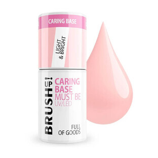 BrushUp! Base curativa per unghie ibride Light amp; Bright, 5 g