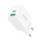 Joyroom JR-TCF21 Caricatore di rete USB-C / USB-A 20W PD / QC 3.0 - bianco