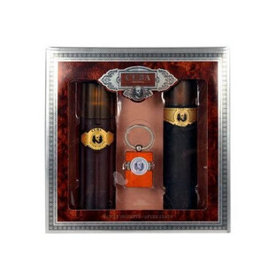 Cuba Original Cuba Gold Set Eau de Toilette 100 ml + aftershave spray 100 ml + key ring