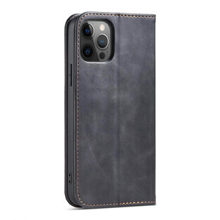 Magneet Fancy Case voor iPhone 12 Pro Max kaart portemonnee hoesje kaarthouder standaard zwart Magneet Fancy Case voor iPhone 12 Pro Max kaart portemonnee hoesje kaarthouder standaard zwart