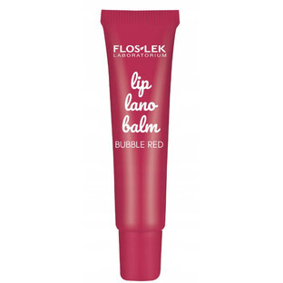 Floslek Laboratorium Lanobalsam pour les lèvres Bubble Red, 12 g