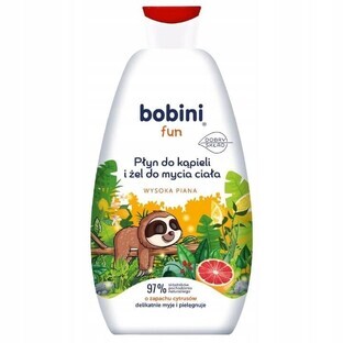 Bobini Fun Gel douche et bain parfumé aux agrumes, 500ml