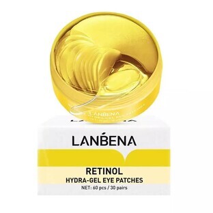 Lanbena Retinol Hydrogel oogpads met retinol, 60 stuks