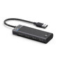 HUB Ugreen CM653 con 4 porte USB-A e cavo di alimentazione USB-A - nero