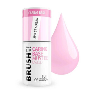 BrushUp! pflegende Basis für Hybridnägel Sweet Sugar, 5 g