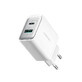 Joyroom JR-TCF15 Caricatore da rete USB-C / USB-A 30W - bianco