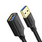 Ugreen cable extension cable adapter USB 3.0 (female) - USB 3.0 (male) 3 m black (US129 30127)