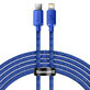 Cable Baseus CAJY000303 Lightning - USB-C PD 20W 480Mbps 2m - azul