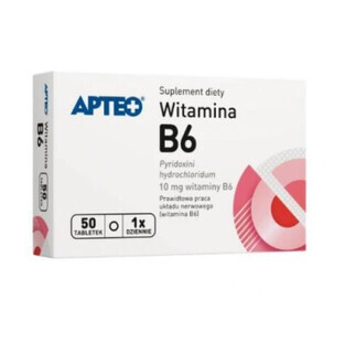 Apteo Vitamina B6, 50 compresse