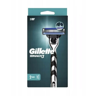 Afeitadora Gillette Mach 3 + 2 cuchillas