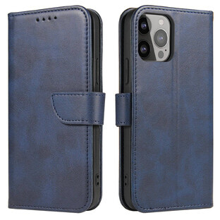 Magnet caz caz pentru Xiaomi Redmi Notă 12 Pro + flip capac portofel stand albastru Magnet caz caz pentru Xiaomi Redmi Notă 12 Pro + flip capac portofel stand albastru