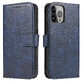 Magneet case case voor Xiaomi Redmi Note 12 Pro + flip cover portemonnee stand blauw
