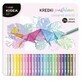 Crayons pastel triangulaires dans une boîte en métal 24 couleurs