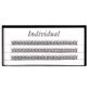 Individual V-Type Light 0.07 C 12mm eyelash tufts