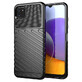 Thunder Case custodia flessibile blindata cover Samsung Galaxy A22 5G nero